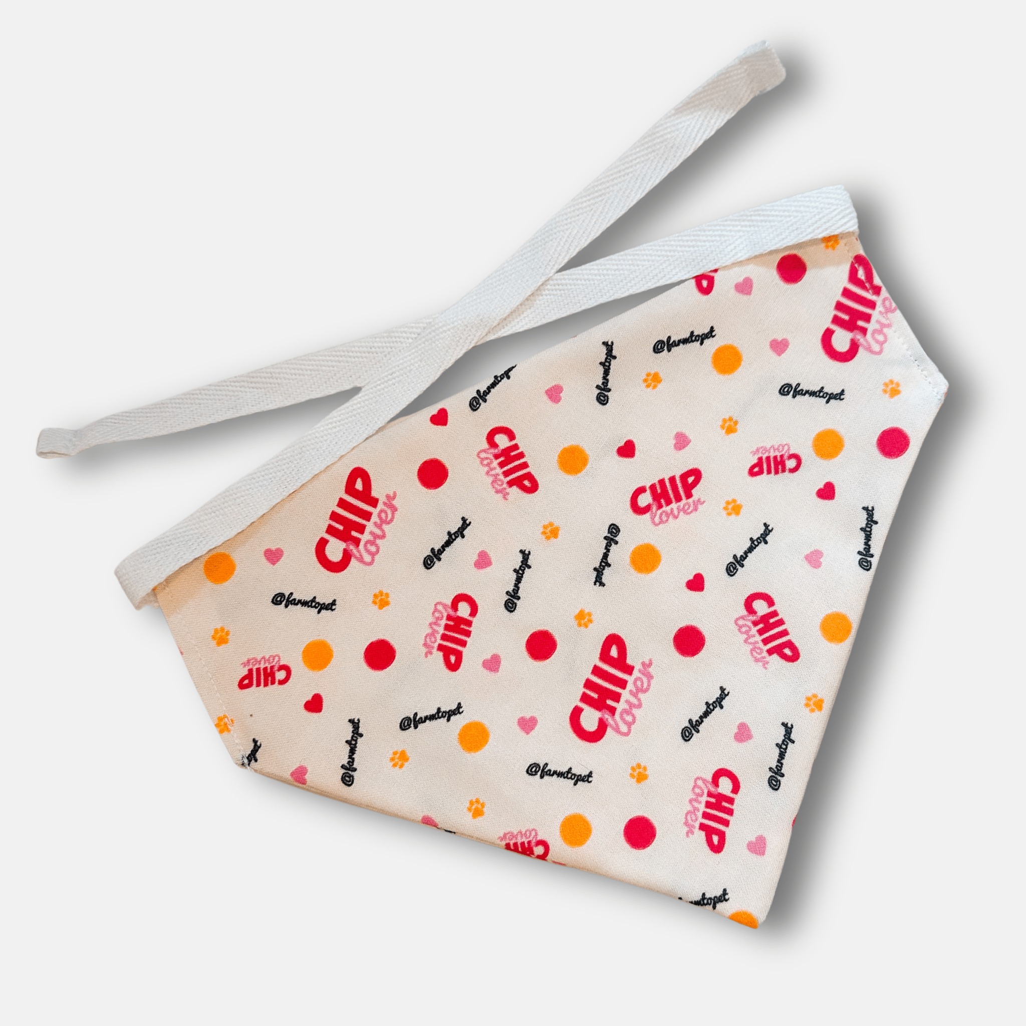 Tie-on Dog Bandana | Adjustable String-tie Bandana for Dogs and Cats